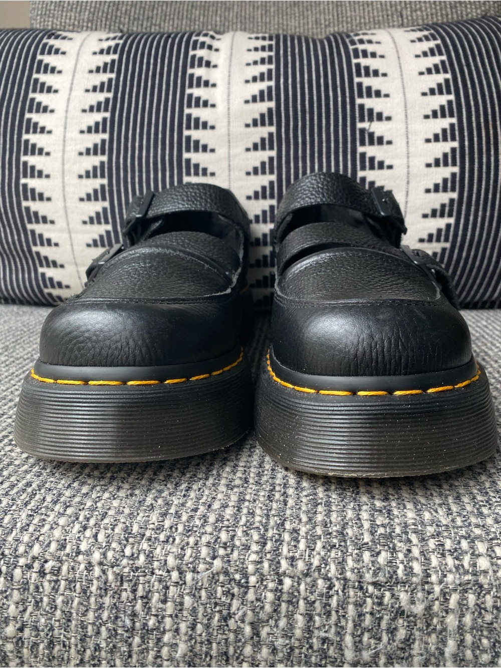 Dr Marten Buzz Mary Jane Platform Shoes - Picture 4 of 15